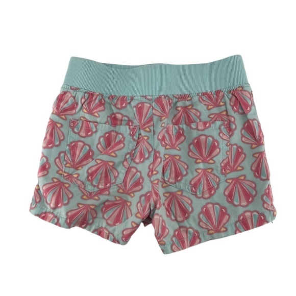 Children's Place Pink Green Seashell Shorts Size 6 Girl's - Picture 3 of 5